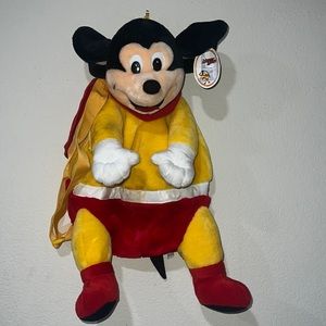 VTG rare htf Mighty Mouse plush backpack